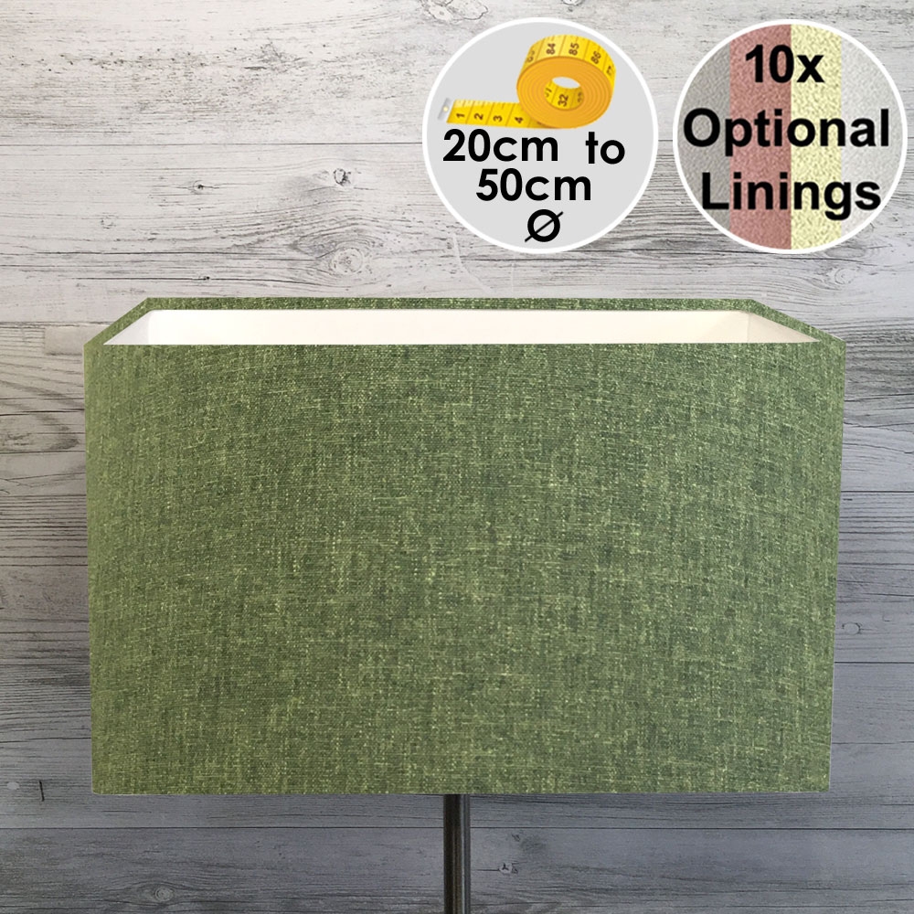 Green Rectangle Lampshade